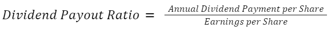 Dividend Payout Ratio Calculation